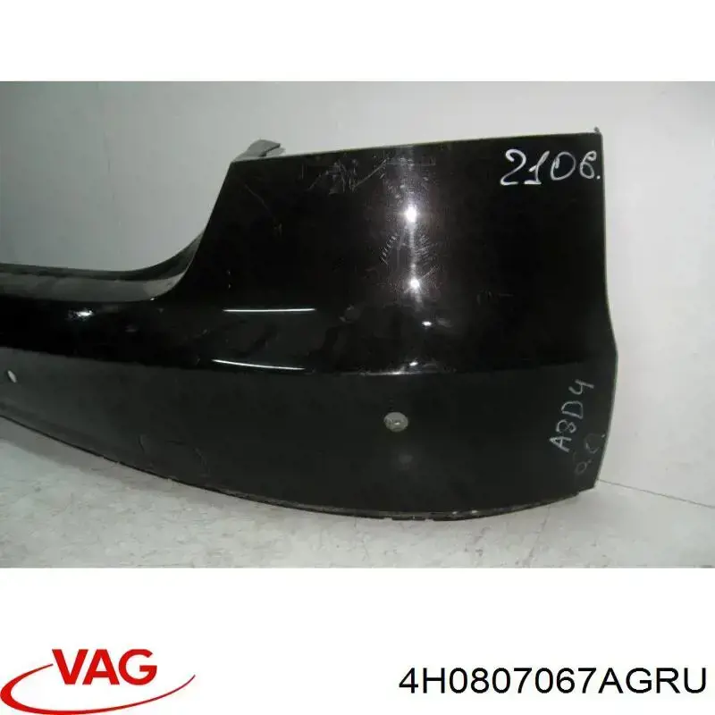 Pára-choque traseiro VAG 4H0807067AGRU preço, a partir de 1788,16 USD