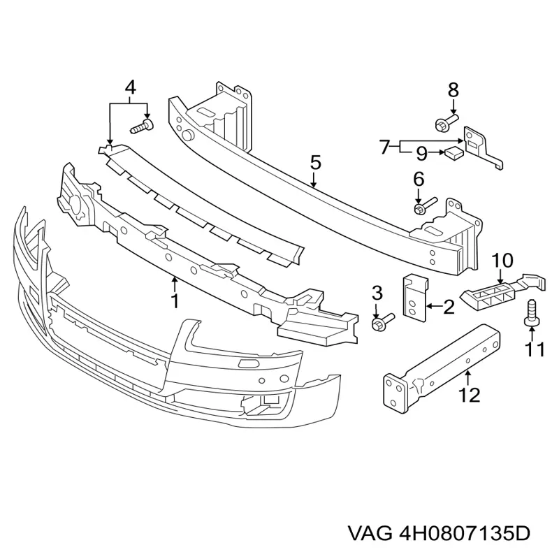  VAG 4H0807135D preço, a partir de 17,57 USD