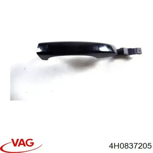 4H0837205 VAG Maçaneta externa dianteira/traseira da porta esquerda