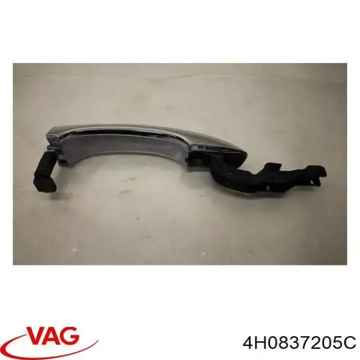 4H0837205C VAG Maçaneta externa dianteira/traseira da porta esquerda