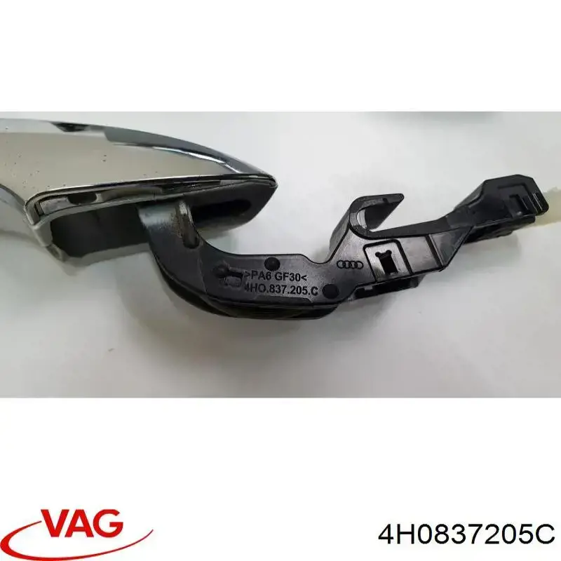Maçaneta externa dianteira/traseira da porta esquerda VAG 4H0837205C preço, a partir de 83,43 USD