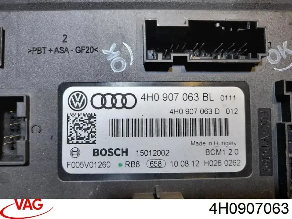 Módulo de direção (Centralina eletrônica) da rede de bordo VAG 4H0907063 preço, a partir de 104,87 USD