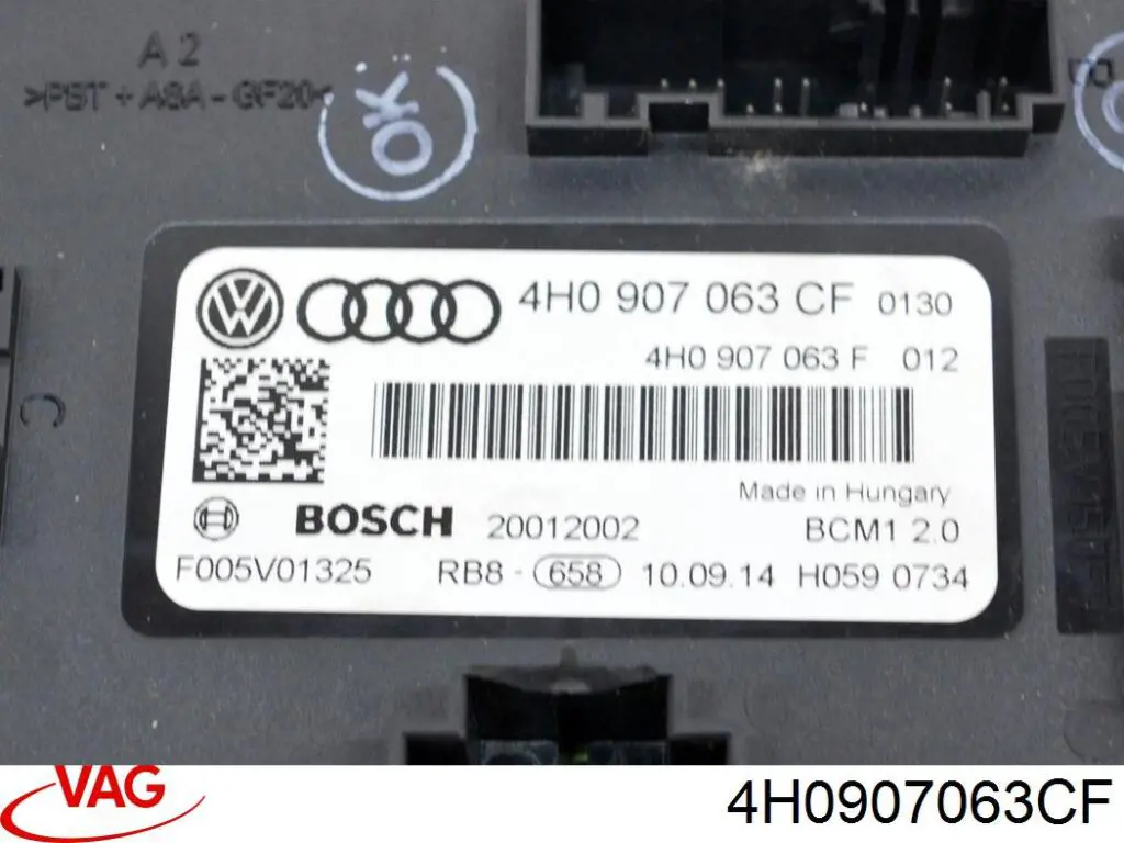 Compre 4H0907063CF VAG Módulo de direção (Centralina eletrônica) da rede de bordo