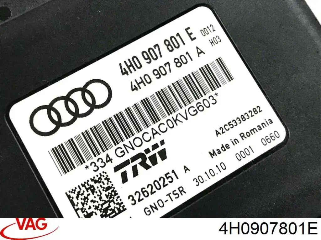 4H0907801E VAG Unidade de controlo (módulo) do freio de estacionamento eletromecânico