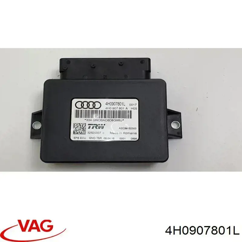 Unidade de controlo (módulo) do freio de estacionamento eletromecânico VAG 4H0907801L preço, a partir de 143,26 USD