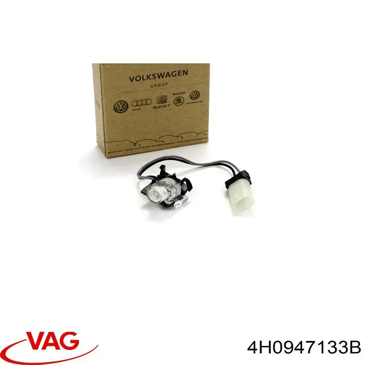 Lanterna da luz de fundo de maçaneta da porta dianteira VAG 4H0947133B preço, a partir de 32,59 USD