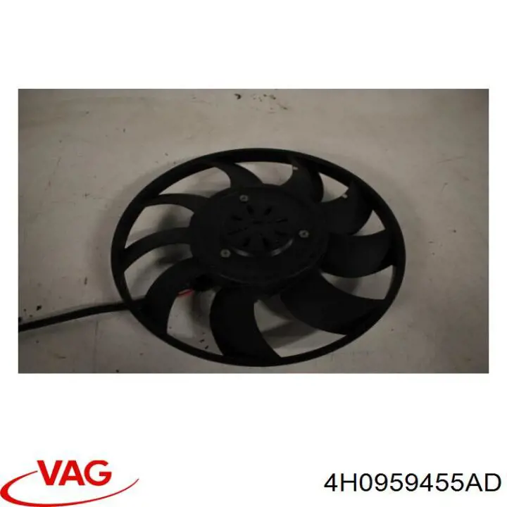 Compre 4H0959455AD VAG Ventilador elétrico de esfriamento montado (motor + roda de aletas) esquerdo