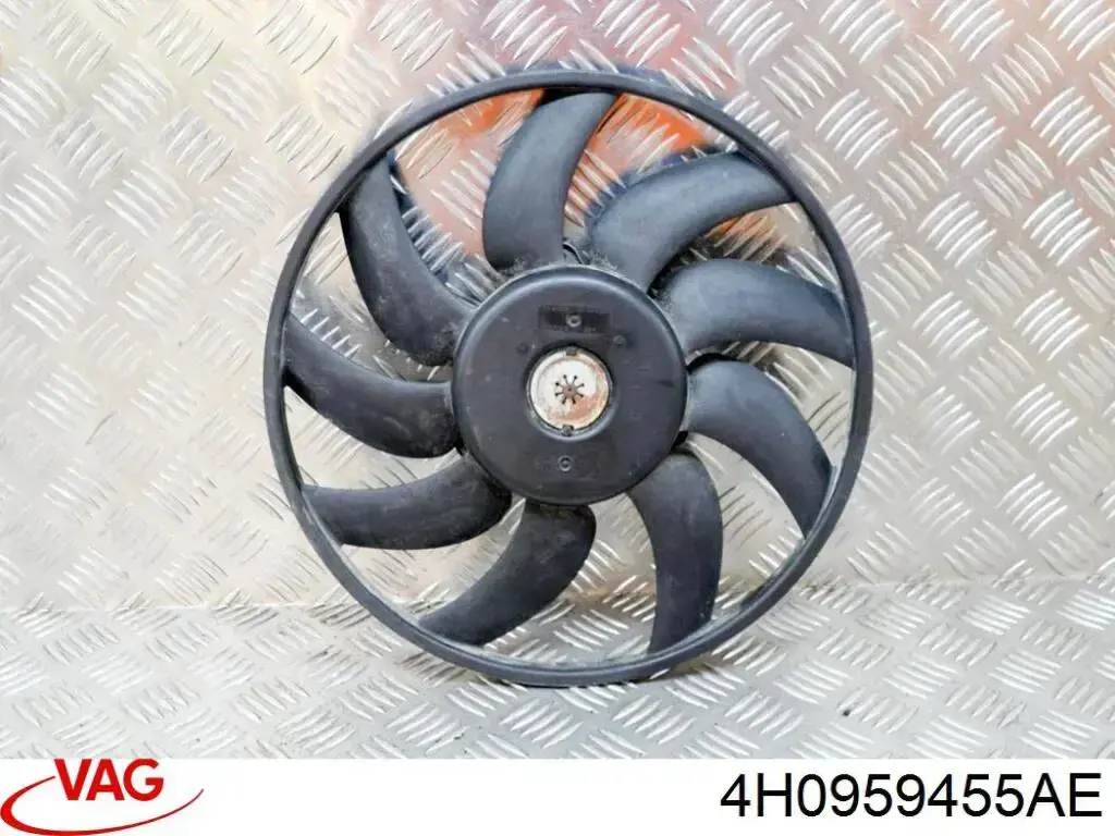 Ventilador elétrico de esfriamento montado (motor + roda de aletas) direito VAG 4H0959455AE preço, a partir de 311,38 USD