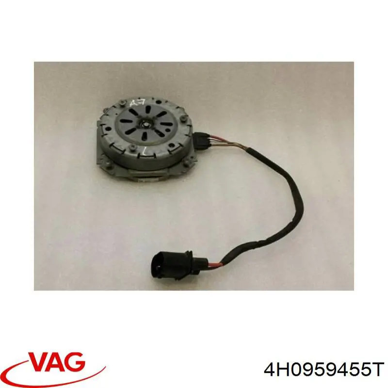 4H0959455T VAG Ventilador elétrico de esfriamento montado (motor + roda de aletas) esquerdo