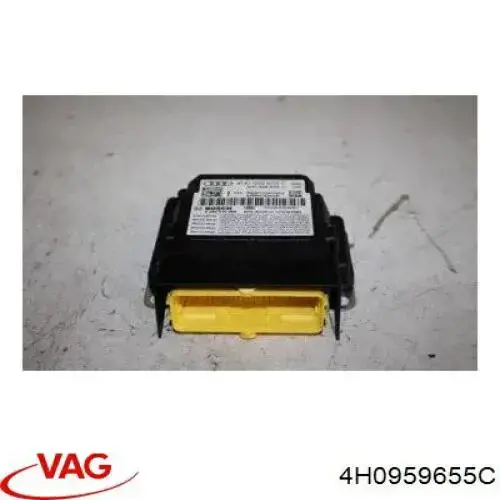 4H0959655C VAG Módulo processador de controlo da bolsa de ar (Centralina eletrônica AIRBAG)