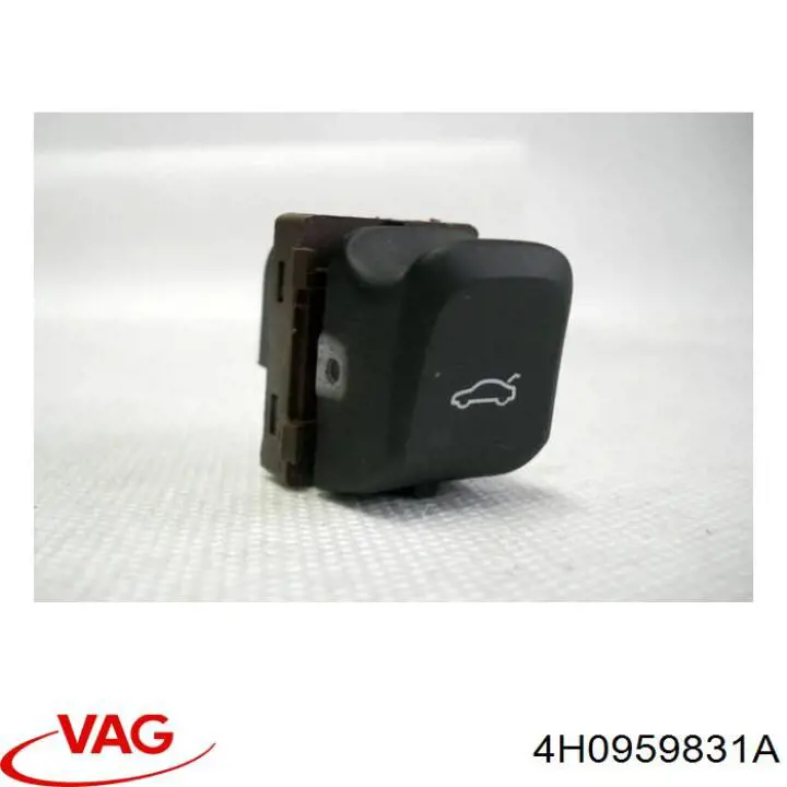 4H0959831A VAG Botão de salão de acionamento de tampa de porta-malas (de 3ª/5ª porta (de tampa de alcapão)