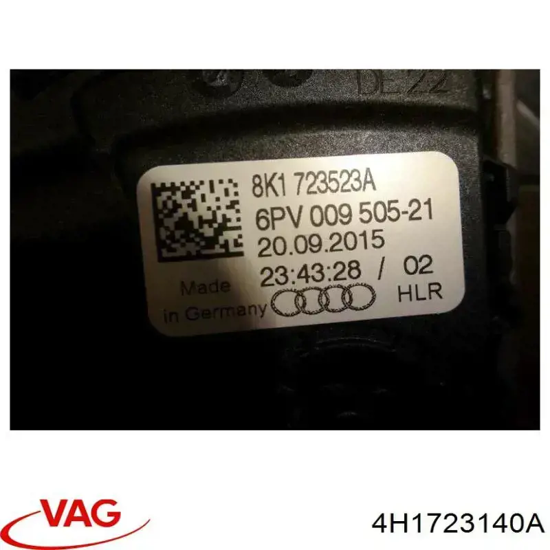4H1723140A VAG Pedal do freio