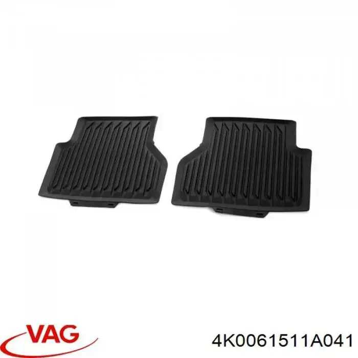Tapete traseiro, kit de 2 un. VAG 4K0061511A041 preço, a partir de 95,12 USD
