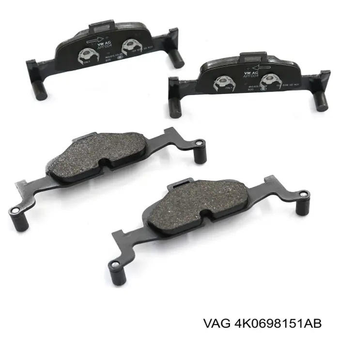 Sapatas do freio dianteiras de disco VAG 4K0698151AB preço, a partir de 55,03 USD