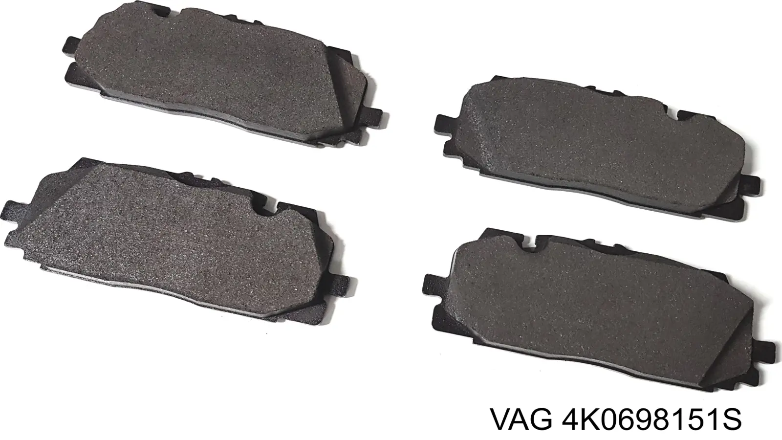 4K0698151S VAG Sapatas do freio dianteiras de disco