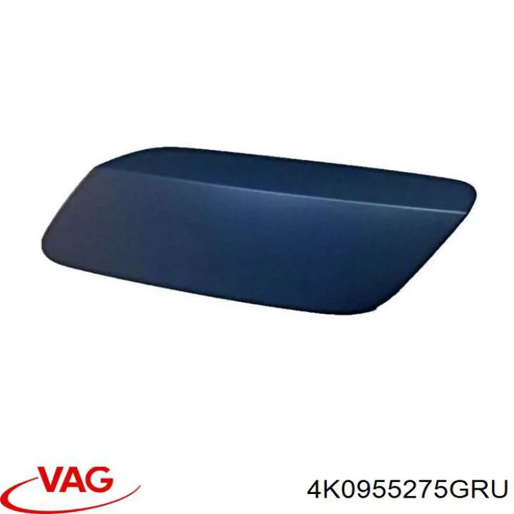 4K0955275GRU VAG Placa sobreposta do injetor de fluido para lavador da luz dianteira