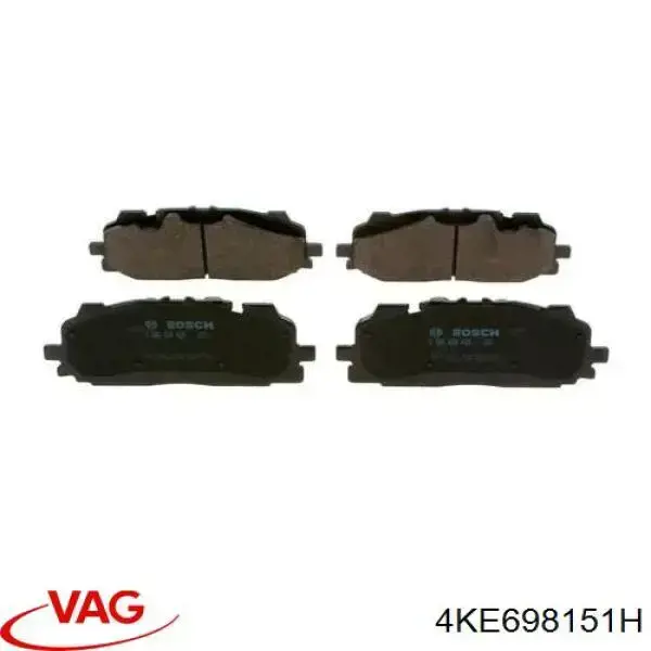 4KE698151H VAG Sapatas do freio dianteiras de disco