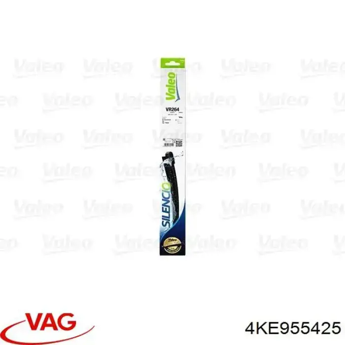 4KE955425 VAG Limpa-pára-brisas de vidro traseiro
