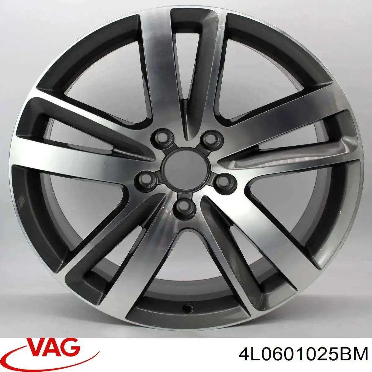 4L0601025AJ VAG Discos de roda de aleação ligeira (de aleação ligeira, de titânio)
