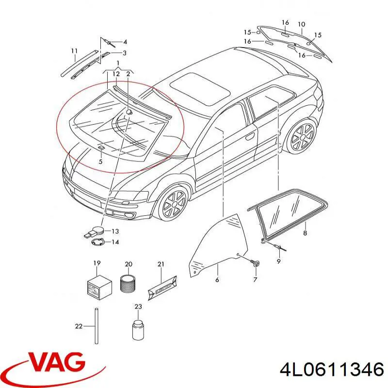  VAG 4L0611346 preço, a partir de 11,24 USD