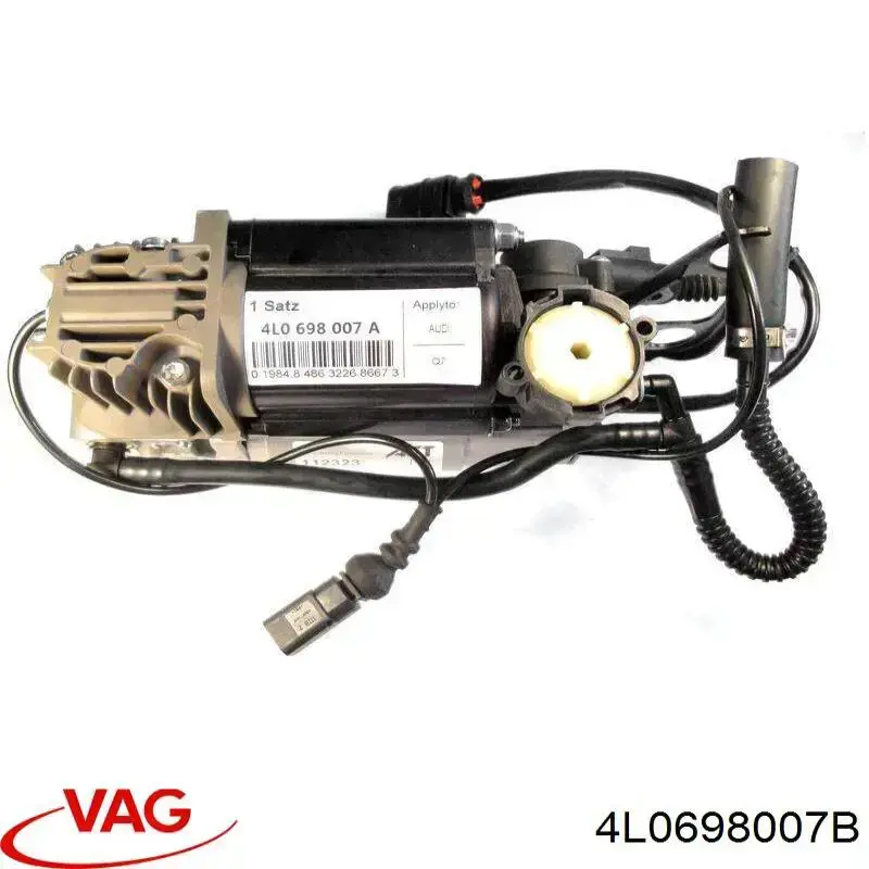 Compre 4L0698007B VAG Compressor de bombeio pneumático (de amortecedores)