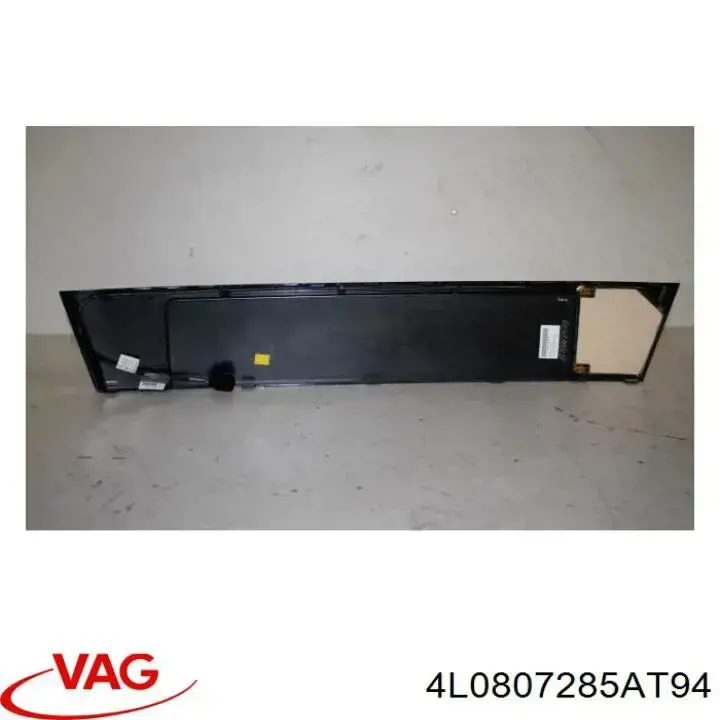 Painel de fixação de matrícula dianteira 4L0807285AT94 VAG