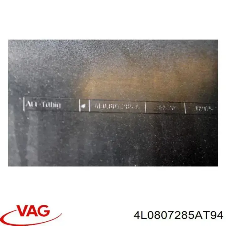 Compre 4L0807285AT94 VAG Painel de fixação de matrícula dianteira
