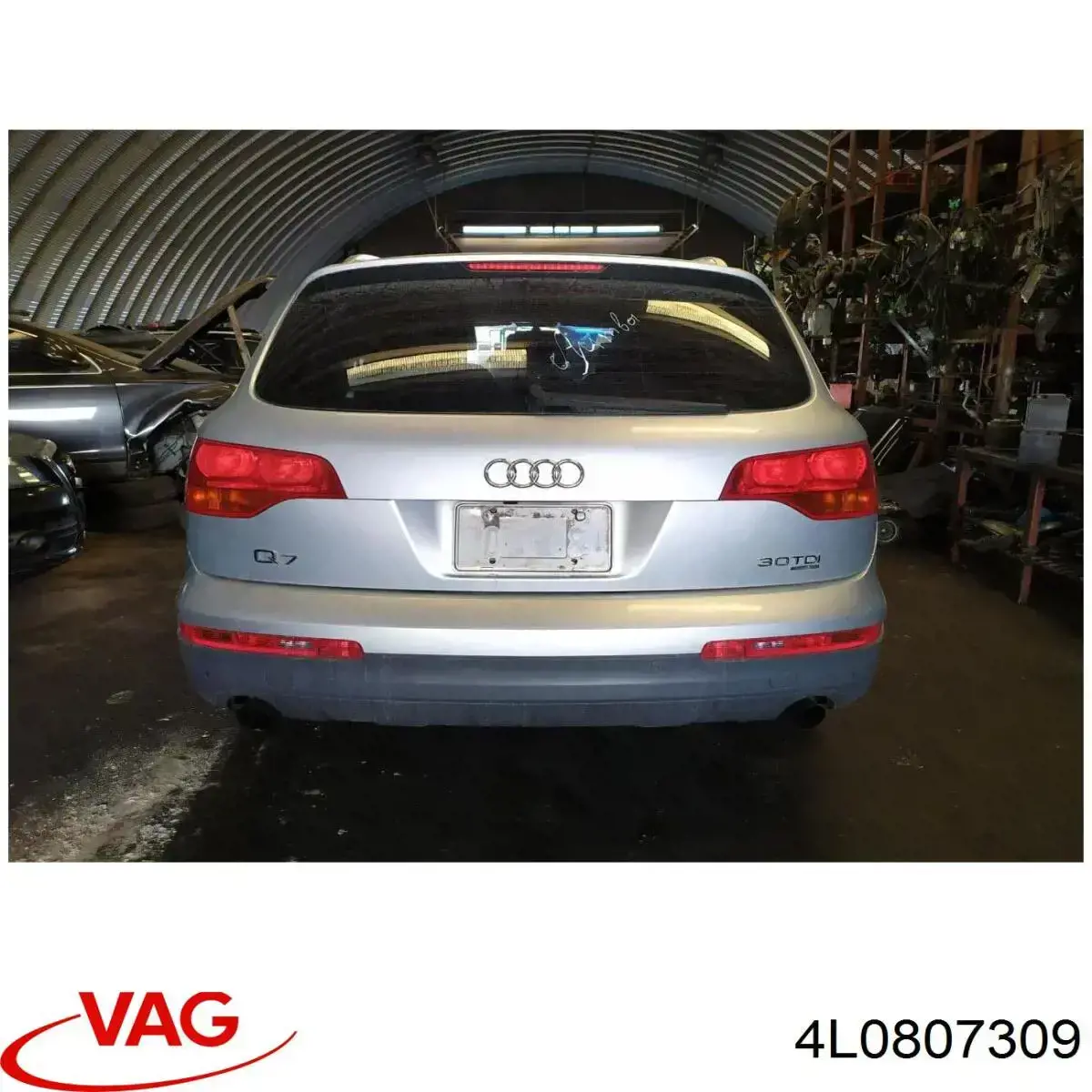 Compre 4L0807309 VAG Reforçador do pára-choque traseiro