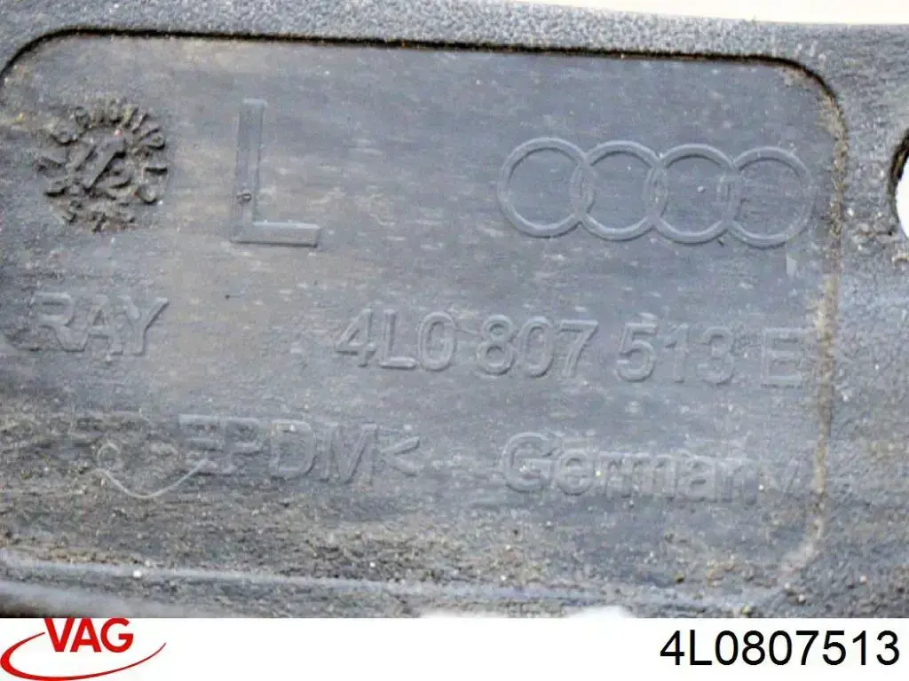 Spoiler esquerdo do pára-choque dianteiro VAG 4L0807513 preço, a partir de 28,52 USD