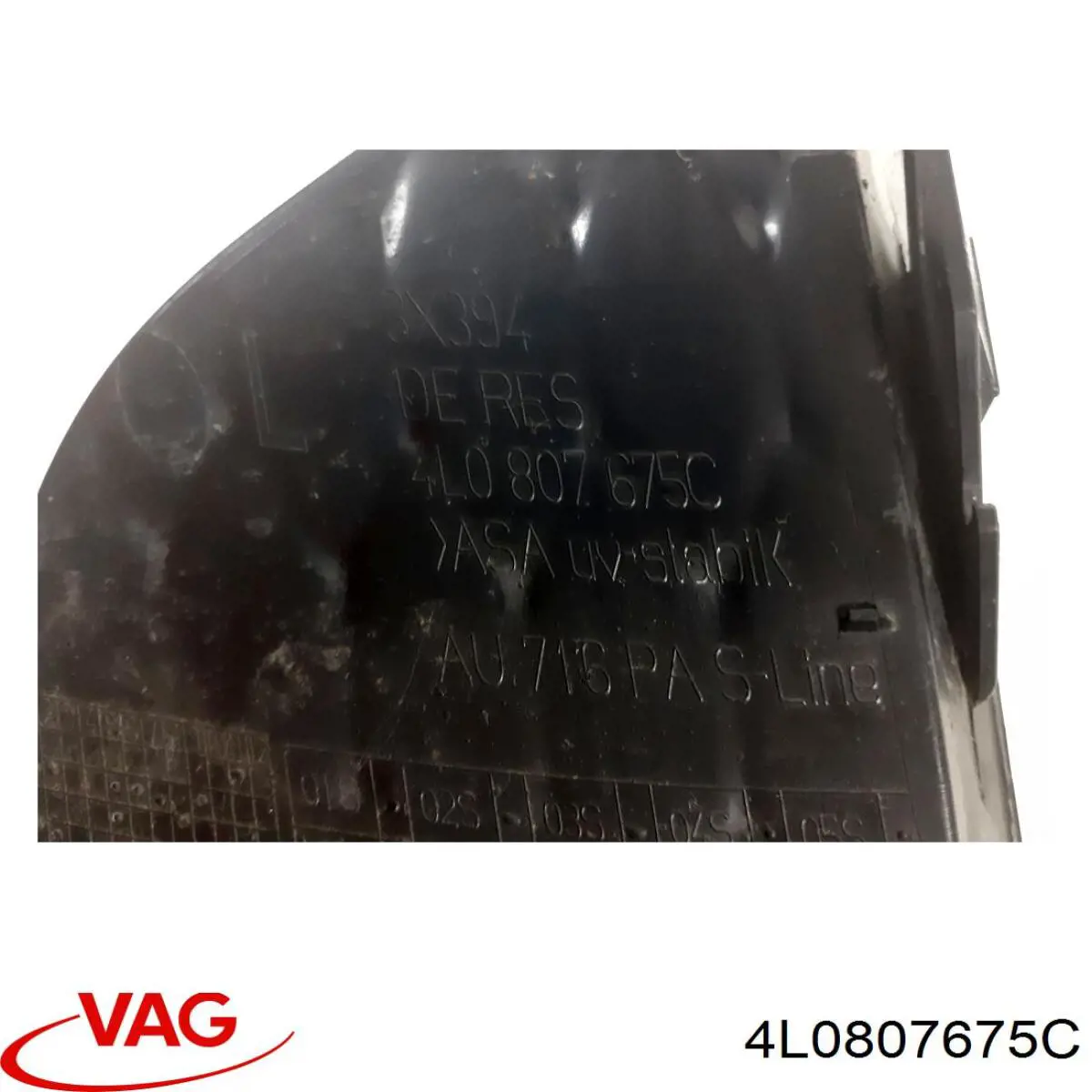 4L0807675C01C VAG Grelha esquerda inferior do pára-choque dianteiro