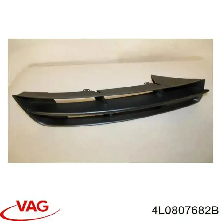 4L0807682B VAG Grelha direita superior do pára-choque dianteiro