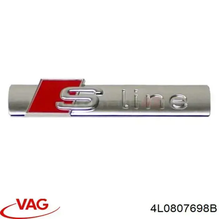 4L0807698B VAG Tampão (grelha) das luzes de nevoeiro do pára-choque dianteiro direito