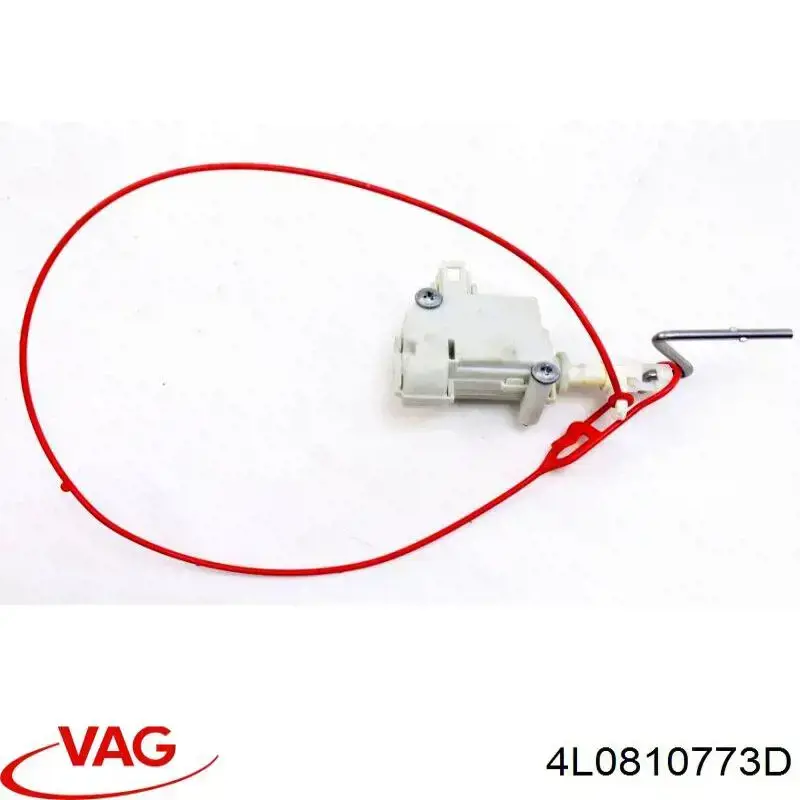 4L0810773D VAG Motor acionador de abertura do alcapão de tanque