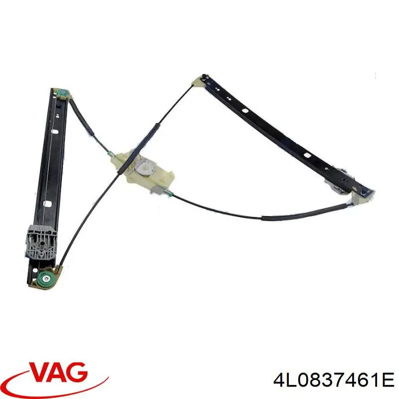 Mecanismo de acionamento de vidro da porta dianteira esquerda AC1401 Magneti Marelli