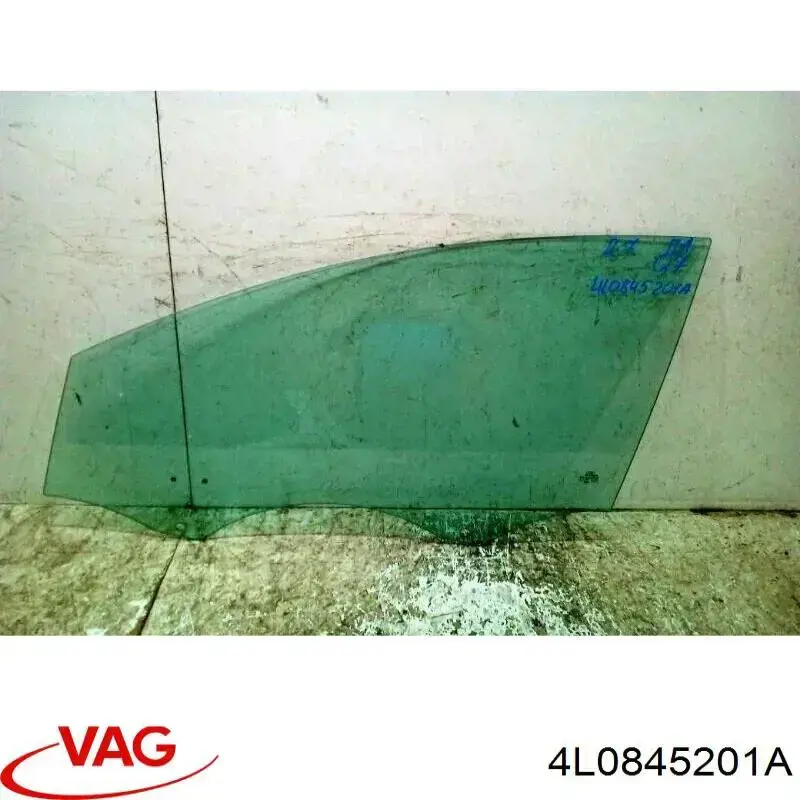 4L0845201A VAG Vidro da porta dianteira esquerda