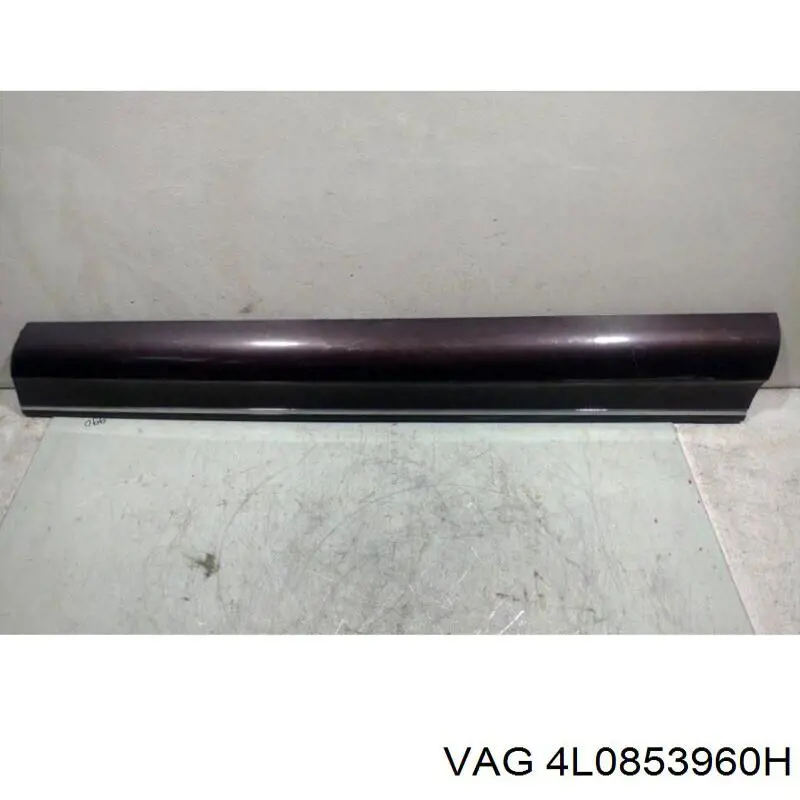4L0853960H VAG Placa sobreposta da porta dianteira direita