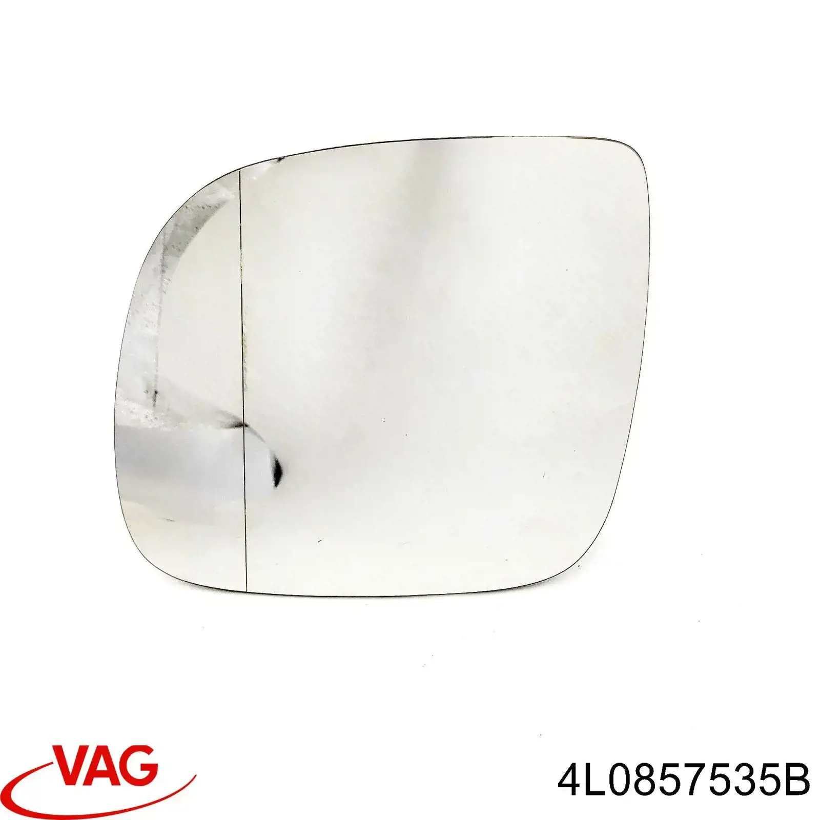 Compre 4L0857535B VAG Elemento espelhado do espelho de retrovisão esquerdo