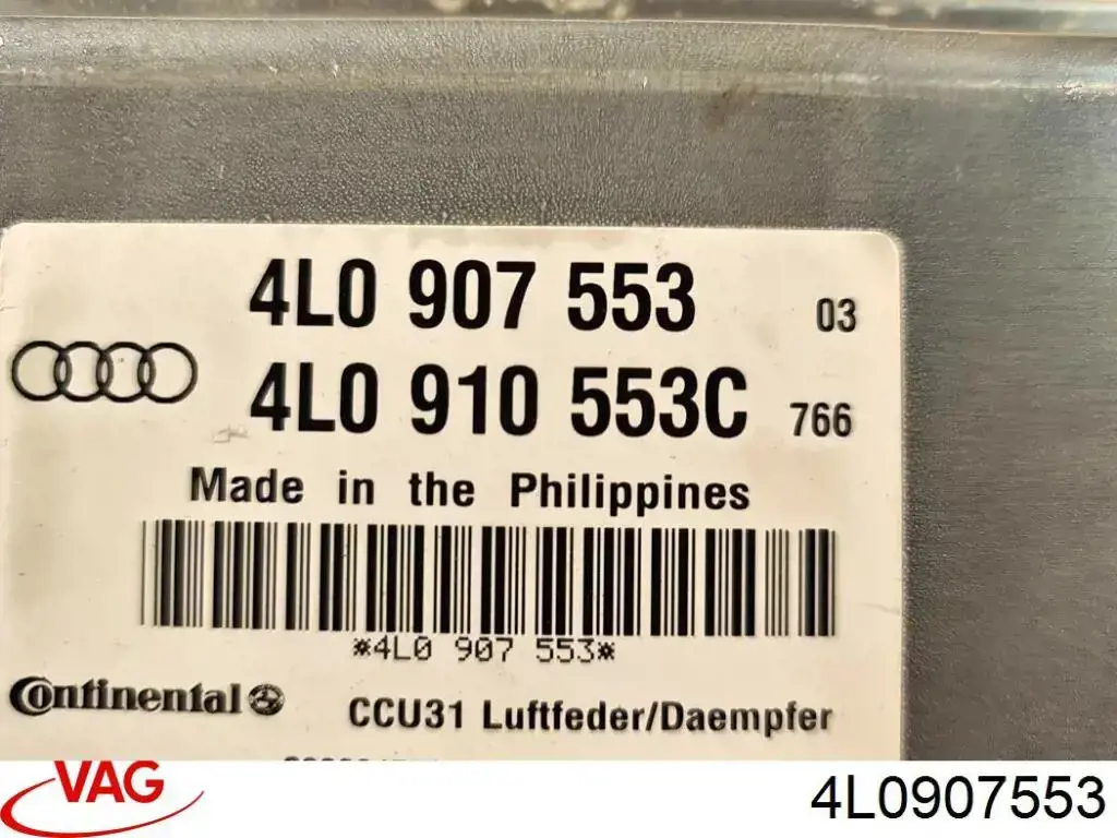 Unidade de controlo de suspensão pneumática VAG 4L0907553 preço, a partir de 326,89 USD