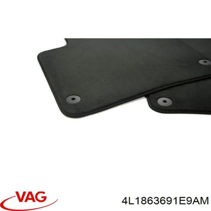 Tapetes dianteiros + traseiros, kit VAG 4L1863691E9AM preço, a partir de 130,99 USD