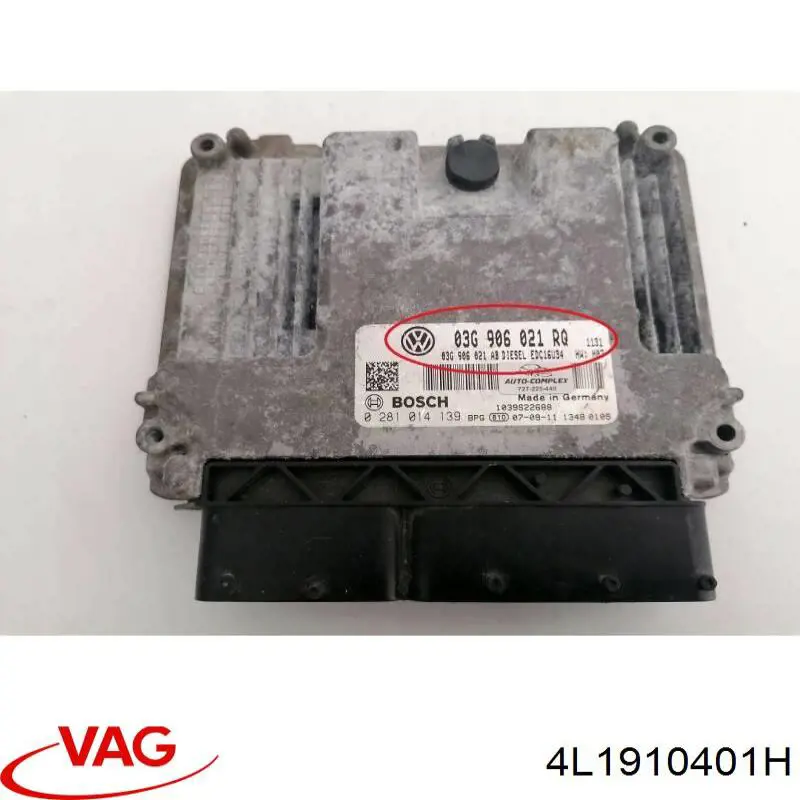 4L1910401H VAG Módulo de direção (Centralina eletrônica) de motor