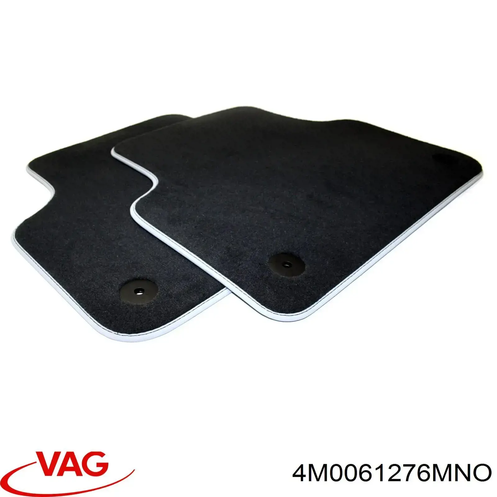 4M0061276MNO VAG Tapete traseiro, kit de 2 un.