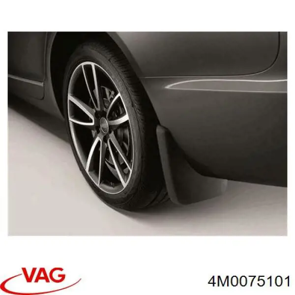 4M0075101 VAG Protetores de lama traseiros, kit