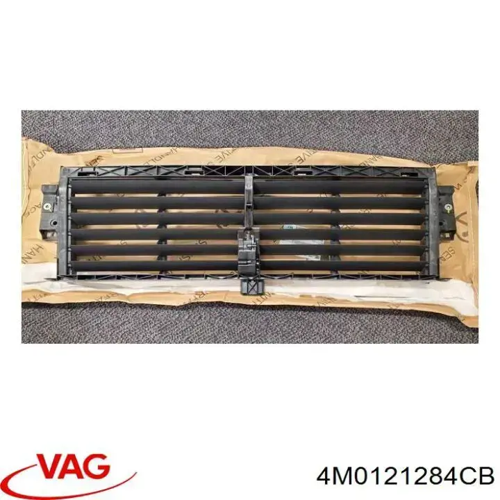 4M0121284CB VAG Conduto de ar/defletor do radiador, superior