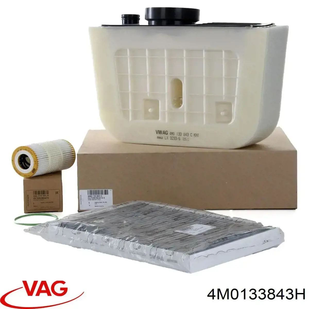 4M0133843H VAG Filtro de ar