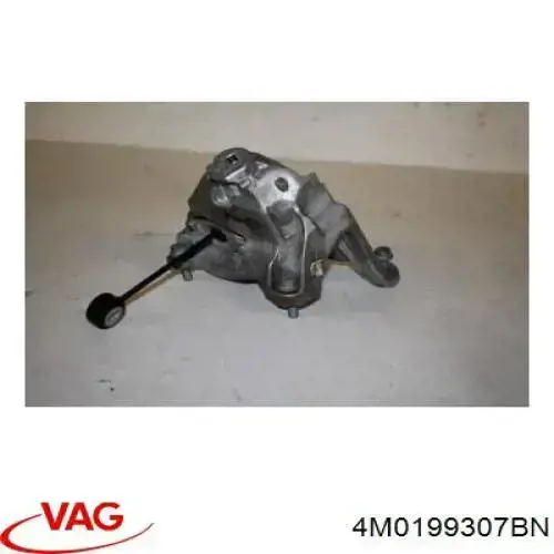 4M0199307BN VAG Consola de coxim (apoio) esquerda de motor
