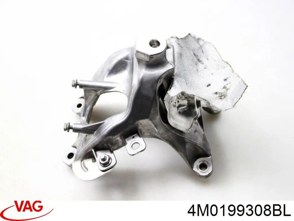 Consola de coxim (apoio) direita de motor 4M0199308BL VAG