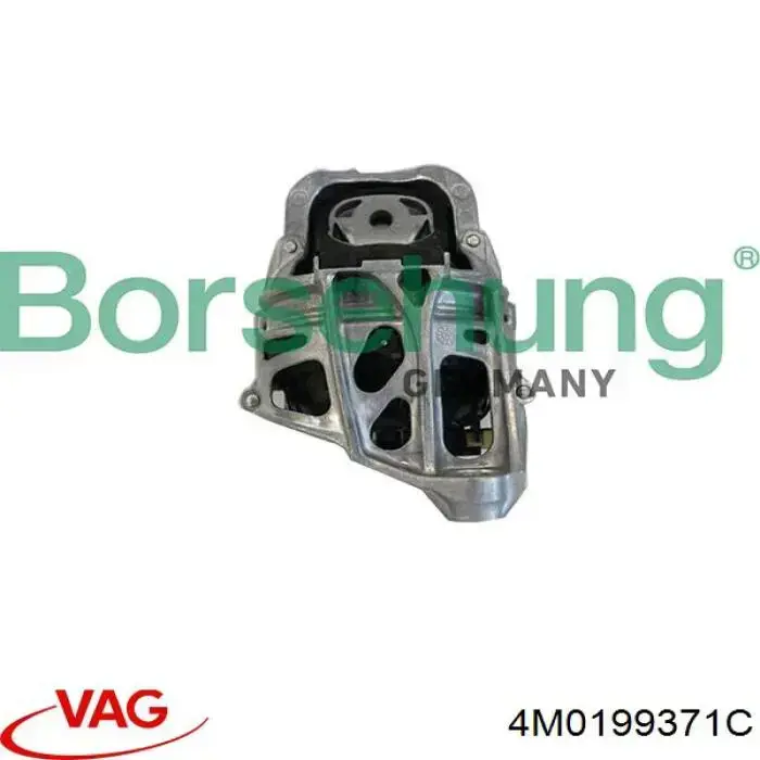 4M0199371C VAG Coxim (suporte) esquerdo de motor