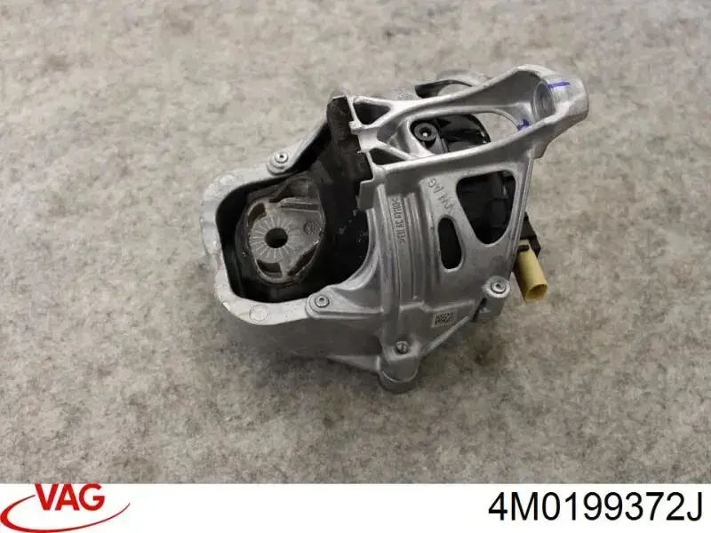 4M0199372J VAG Coxim (suporte) direito de motor