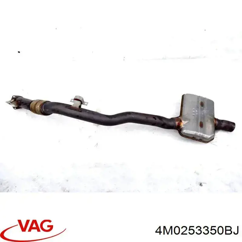 Silenciador, parte dianteira VAG 4M0253350BJ preço, a partir de 836,22 USD