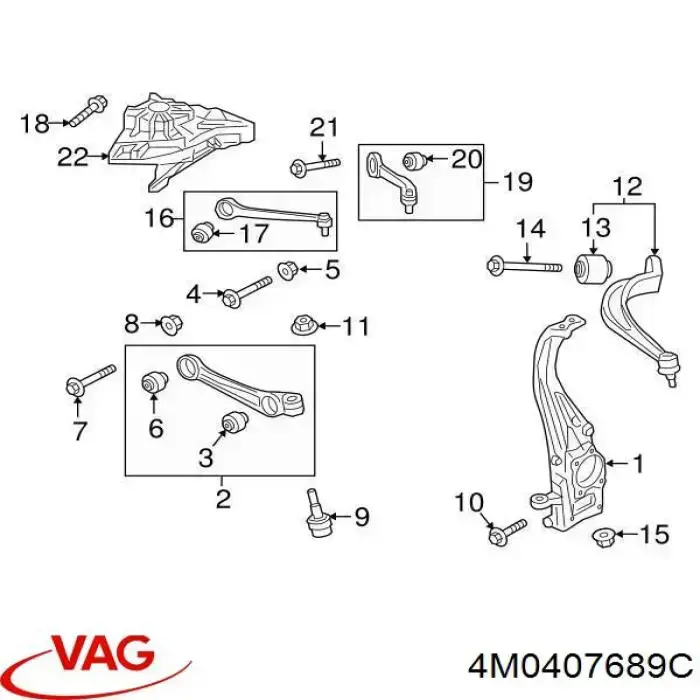 Suporte de esfera inferior TRW JBJ1253